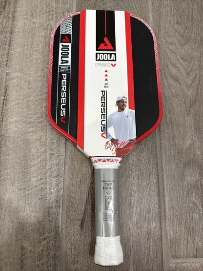 Joola Ben Johns Perseus Pro V 16mm Pickleball Paddle Red New + Free Shipping