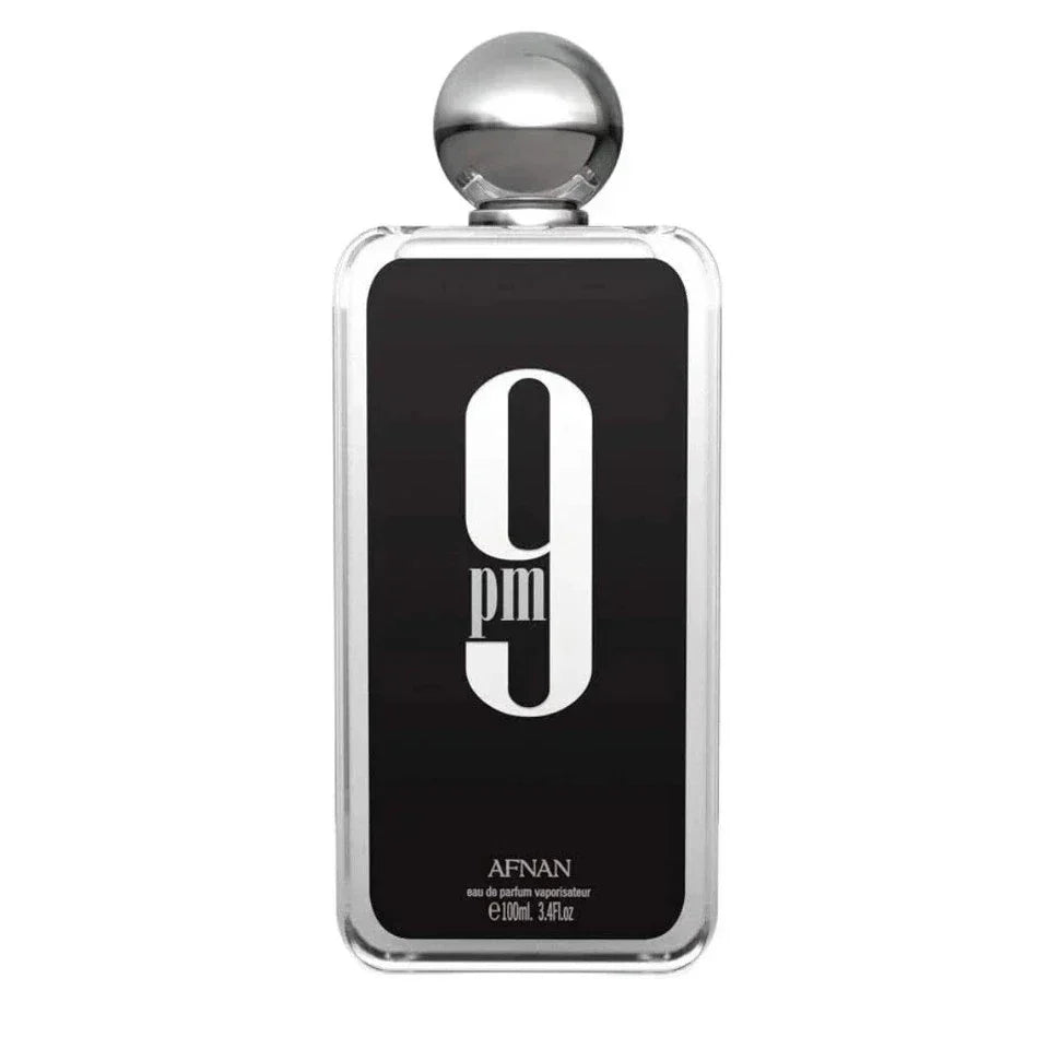 Afnan 9 PM Eau de Parfum Spray for Men 3.4 oz / 100ml Long Lasting Fragrance